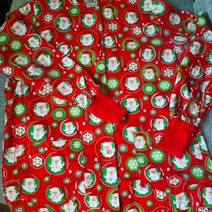 Women's S Christmas scrub top